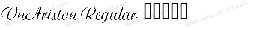 VnAriston Regular字体转换